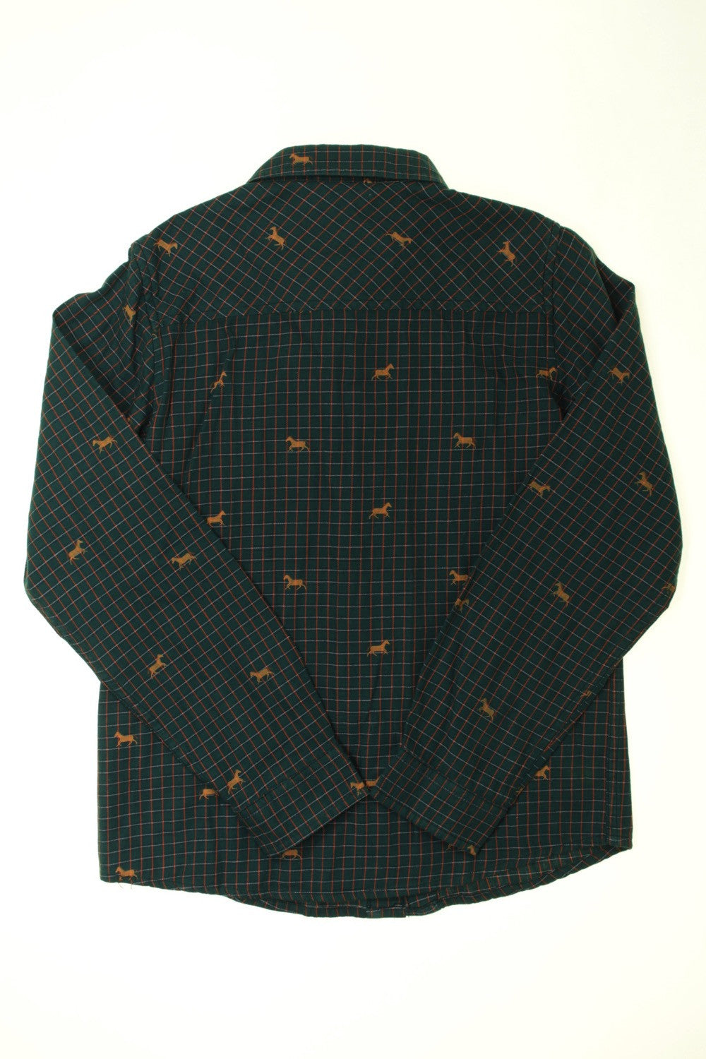 Chemise à carreaux "Chevaux"