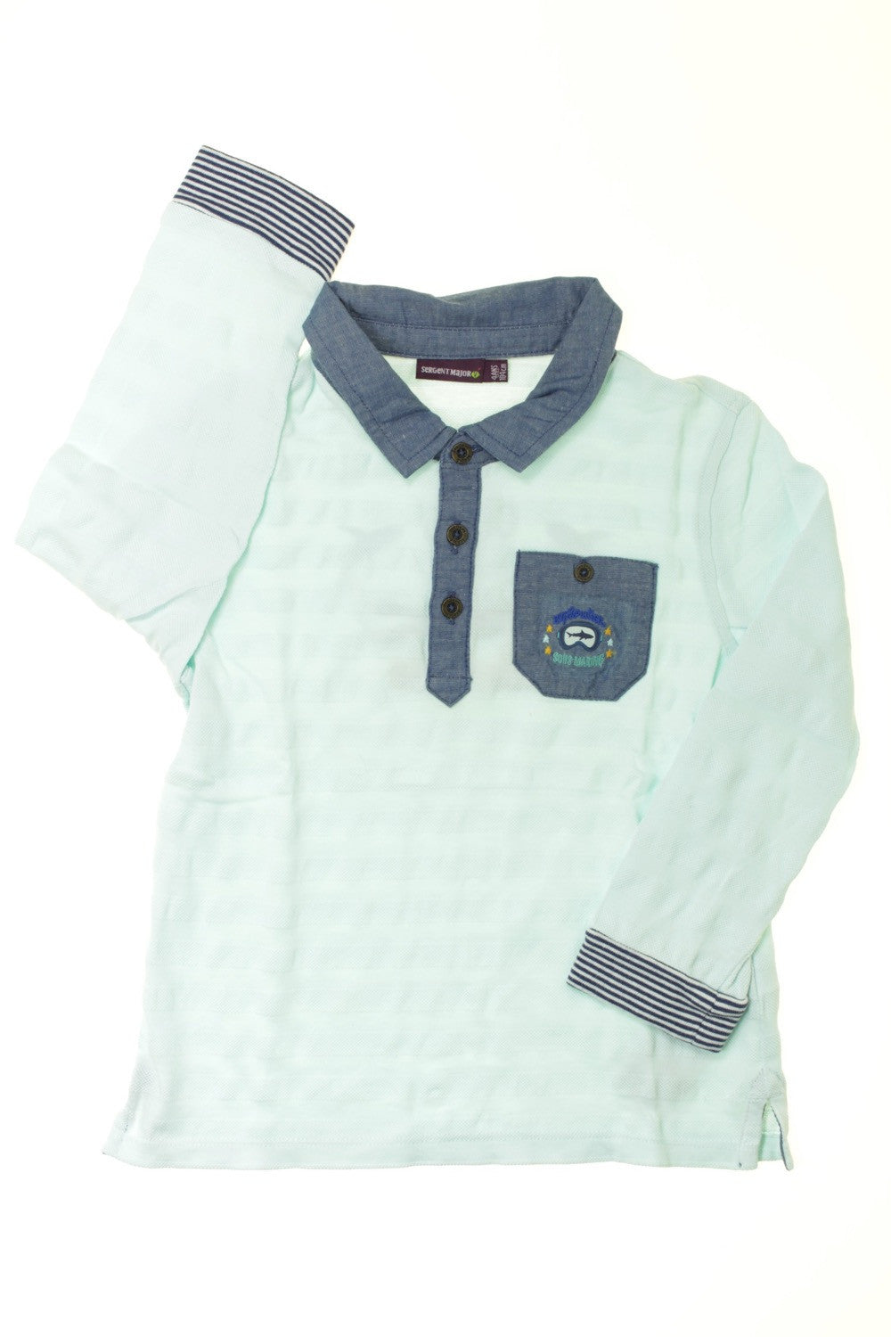 Polo manches longues "Plongée"