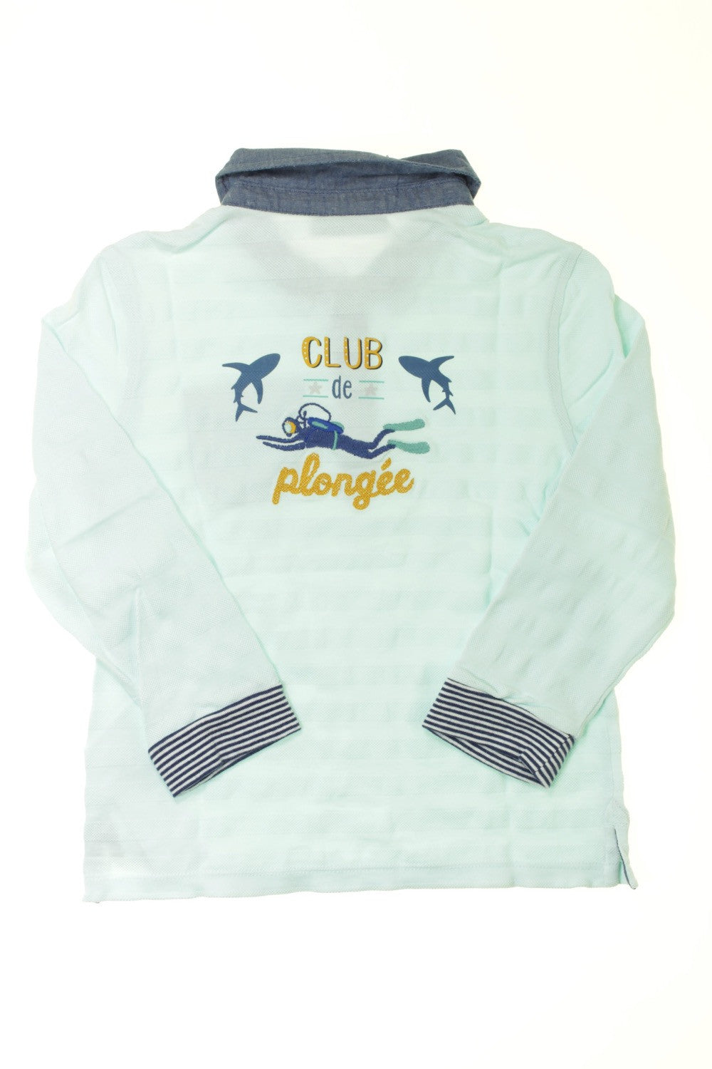 Polo manches longues "Plongée"