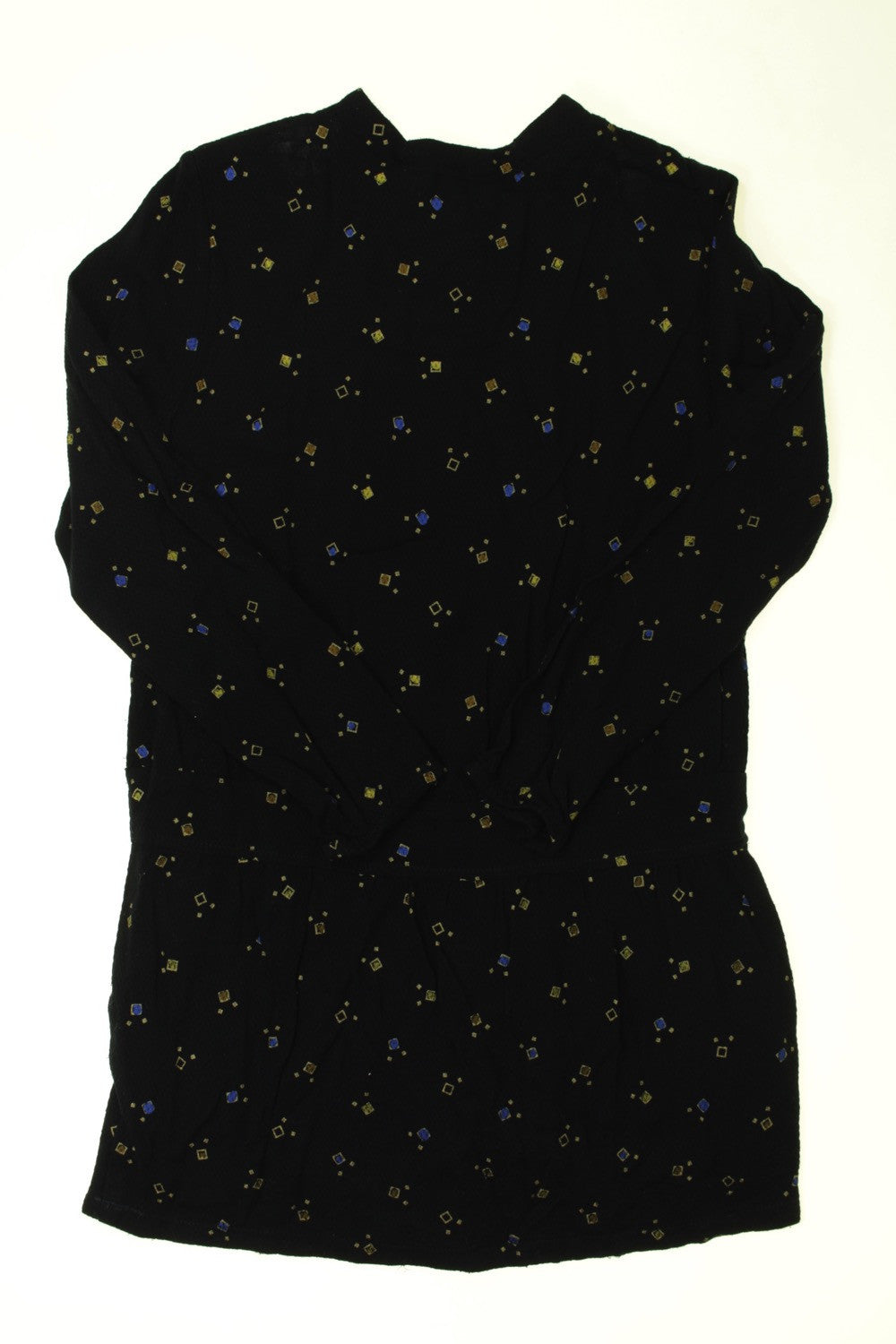 Robe manches longues "Carrés"