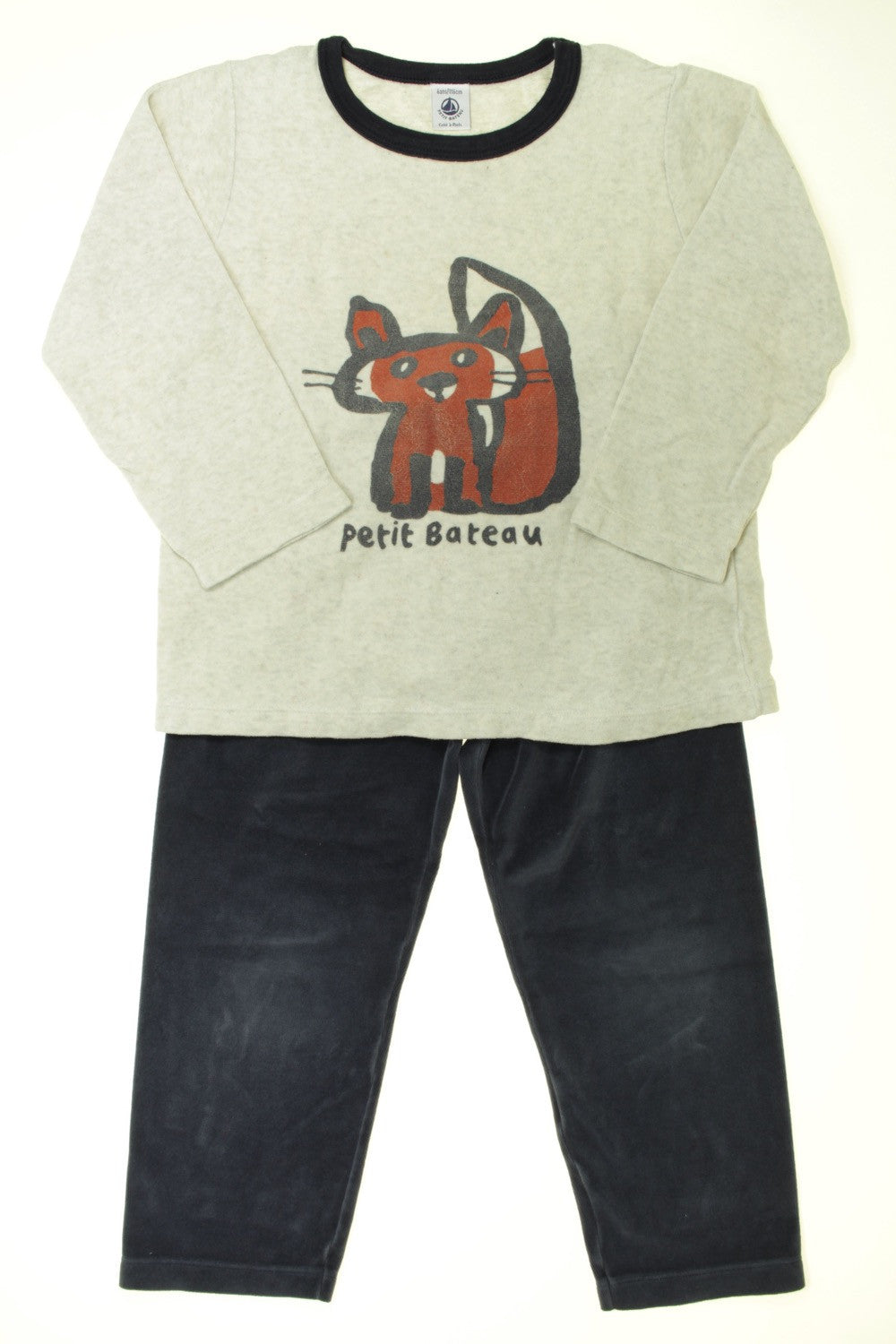 Pyjama en velours "Renardeau"