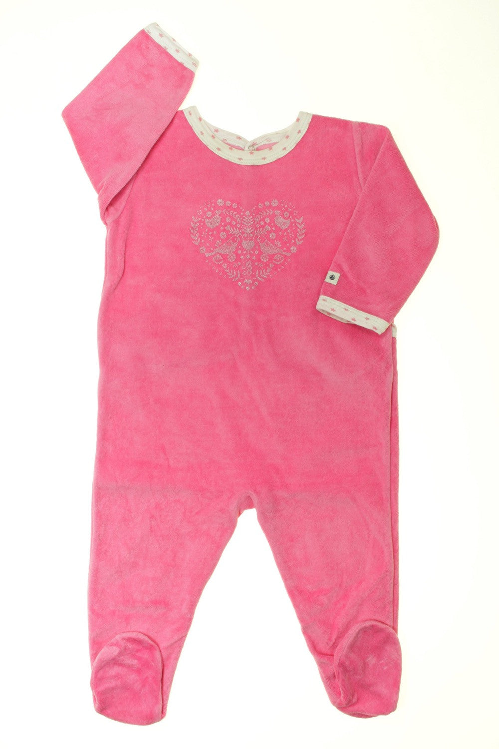 Pyjama/Dors-bien en velours "Oiseaux"