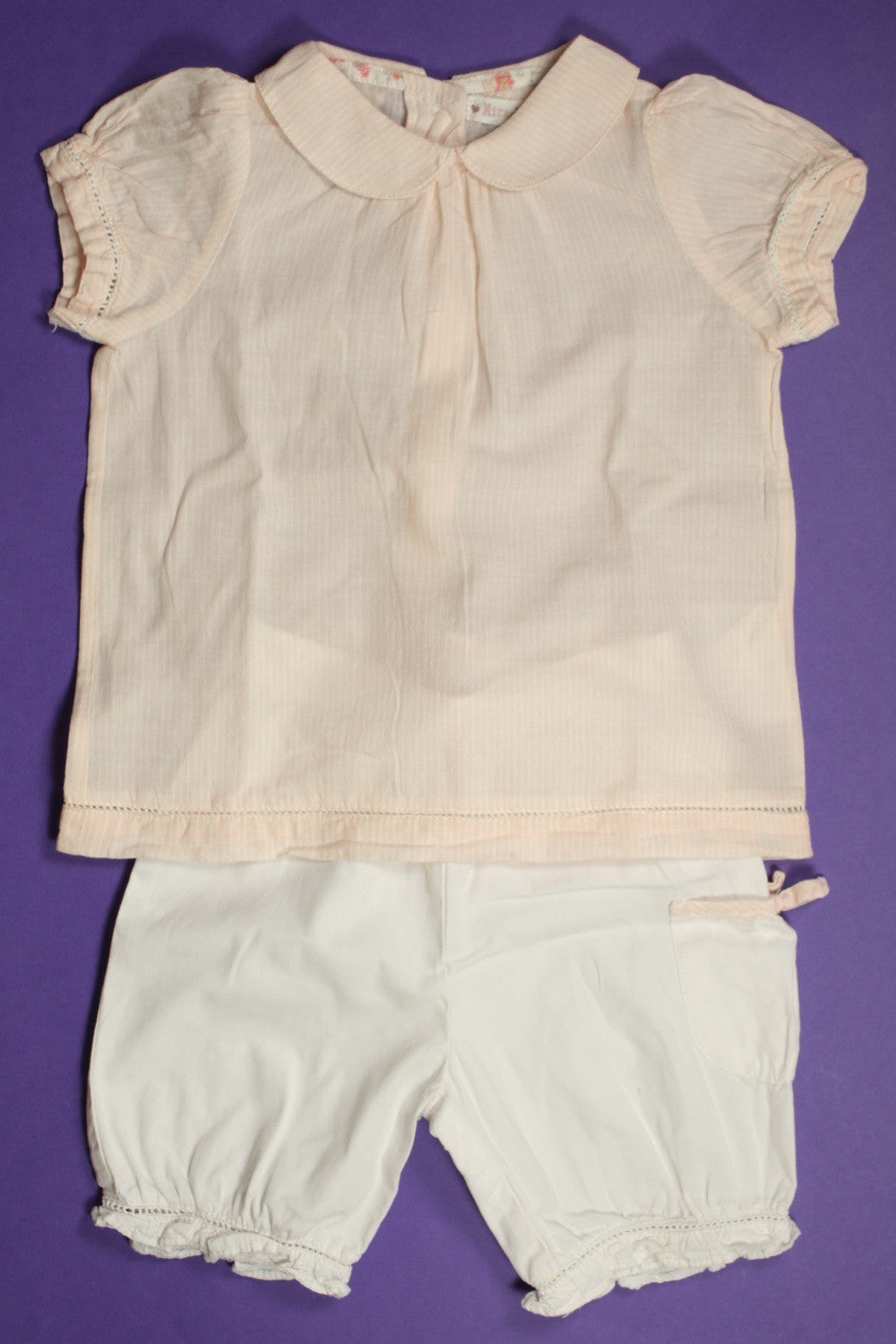 Ensemble pantacourt et blouse légère