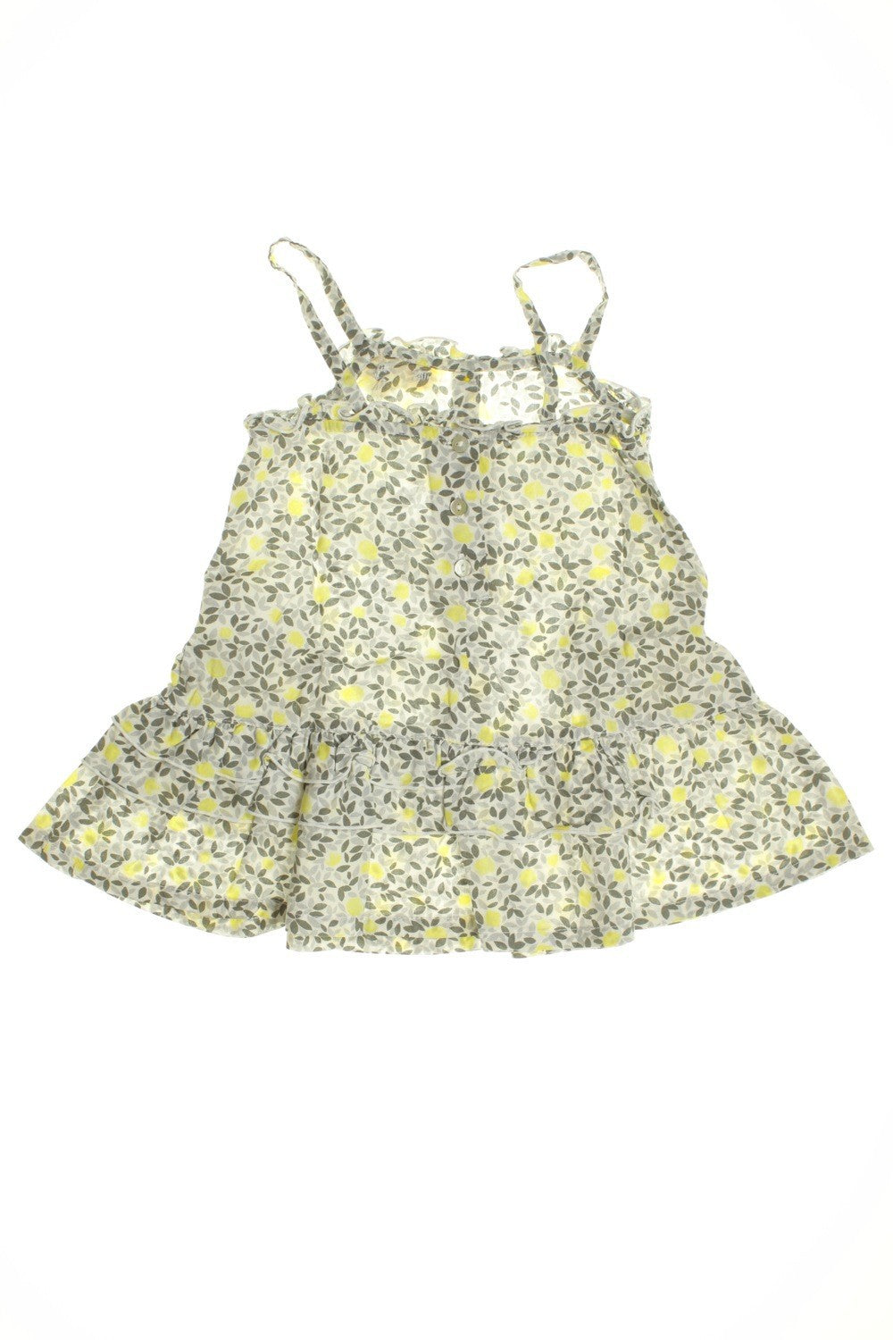 Robe à fines bretelles "Citrons"