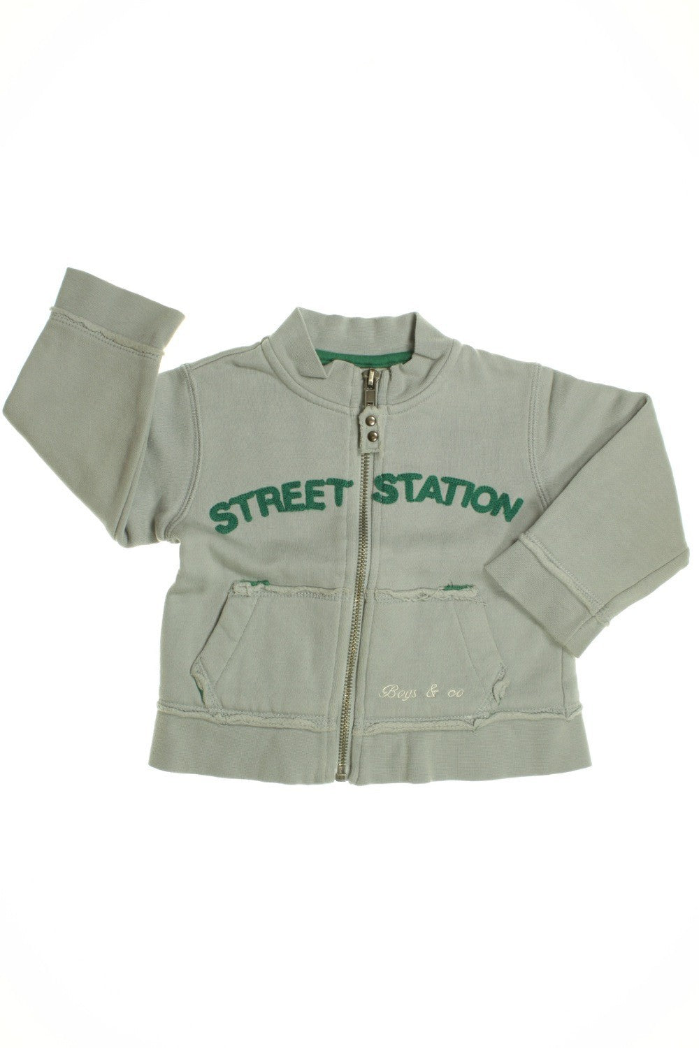 Sweat zippé "Street station"