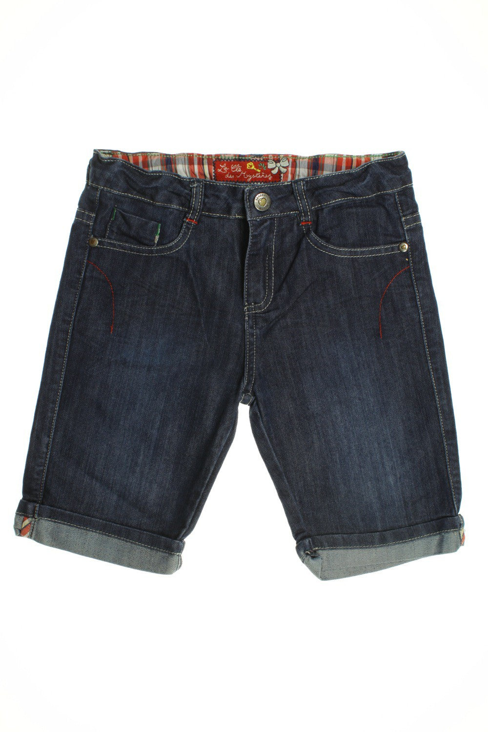 Bermuda en jean effet vieilli - 10 ans