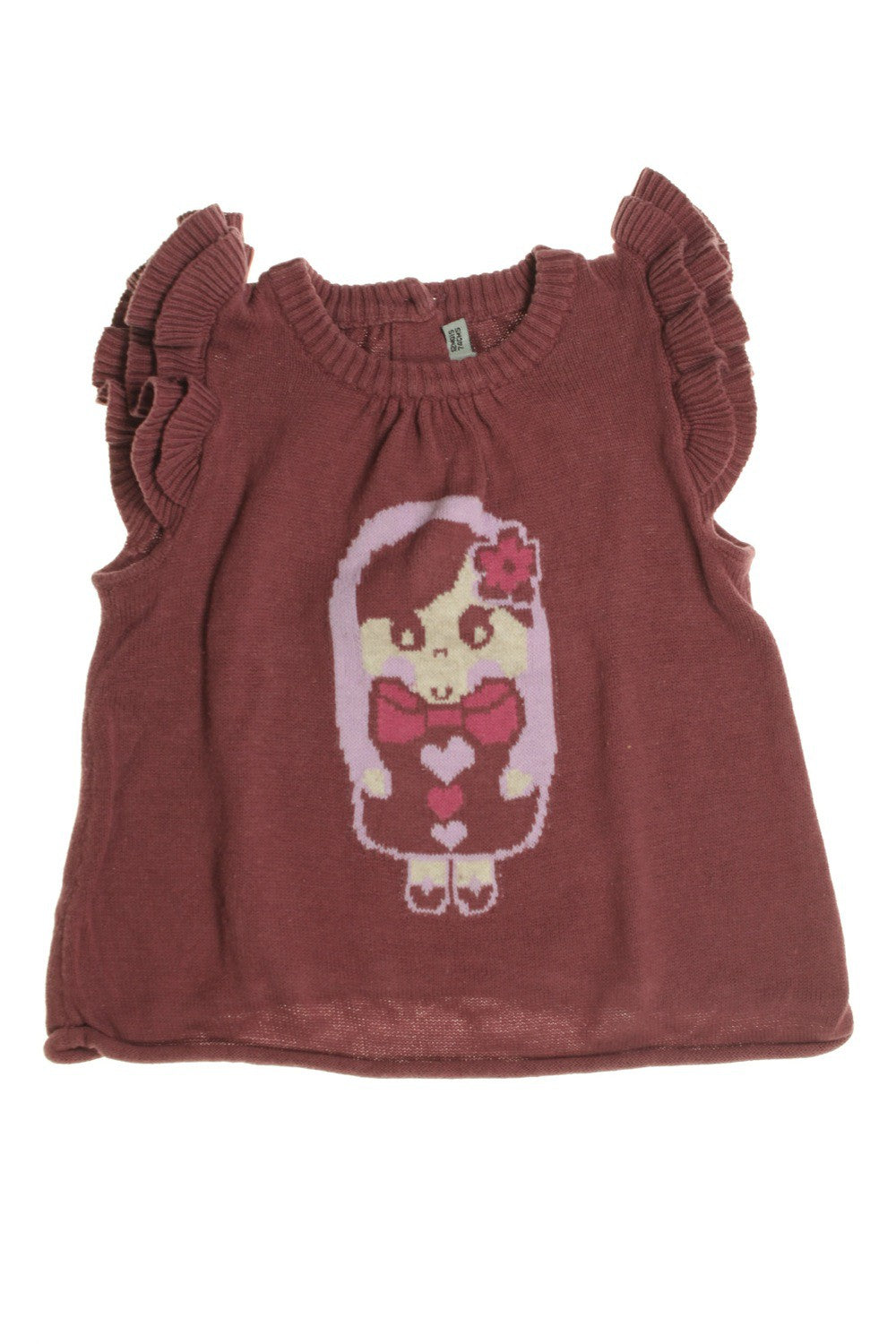 Pull sans manches "Poupée"