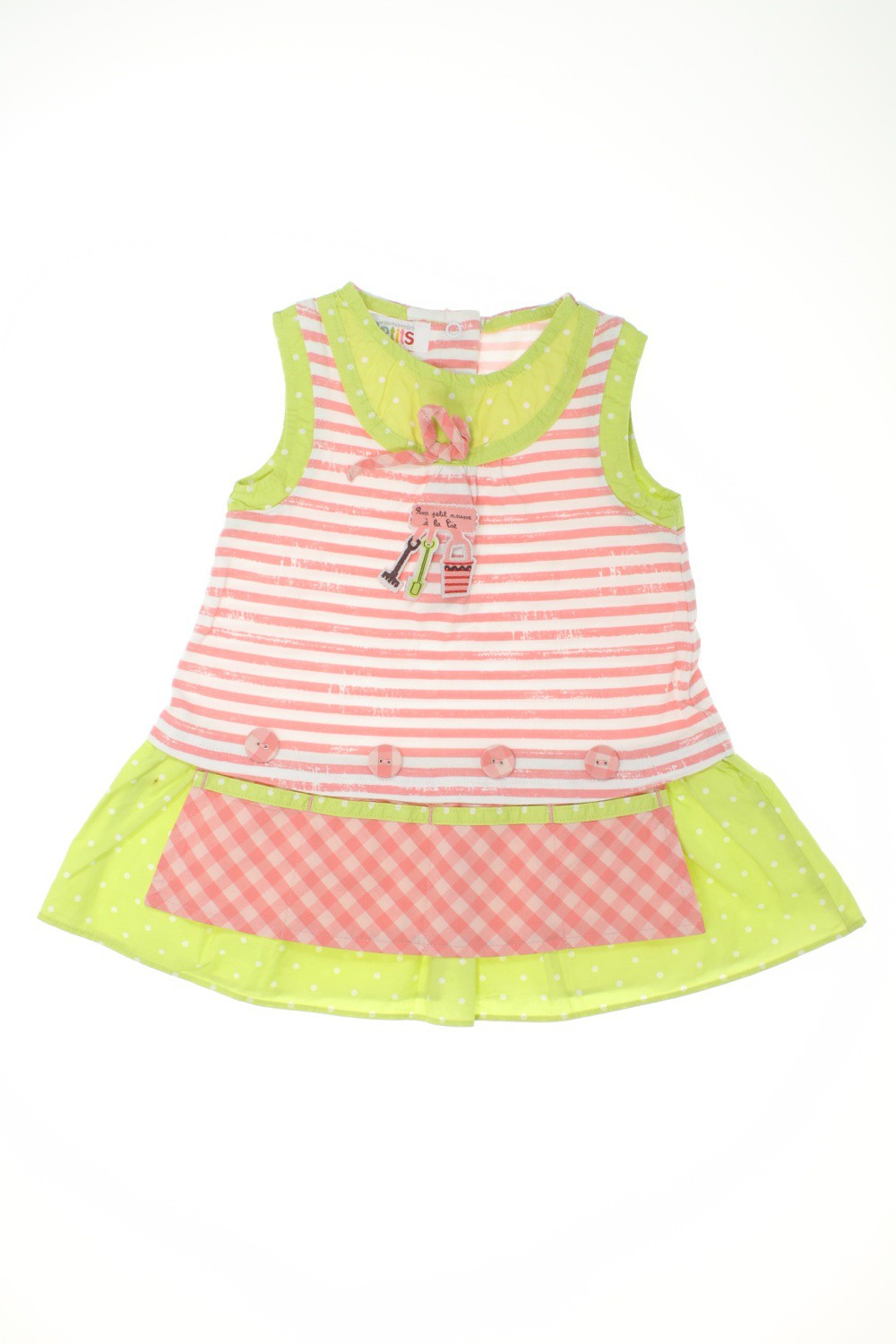 Robe sans manches "Pelles et seau"
