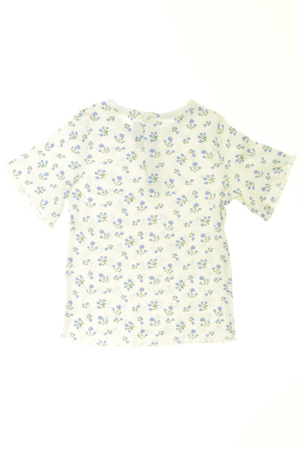 Tee-shirt manches courtes fleuri
