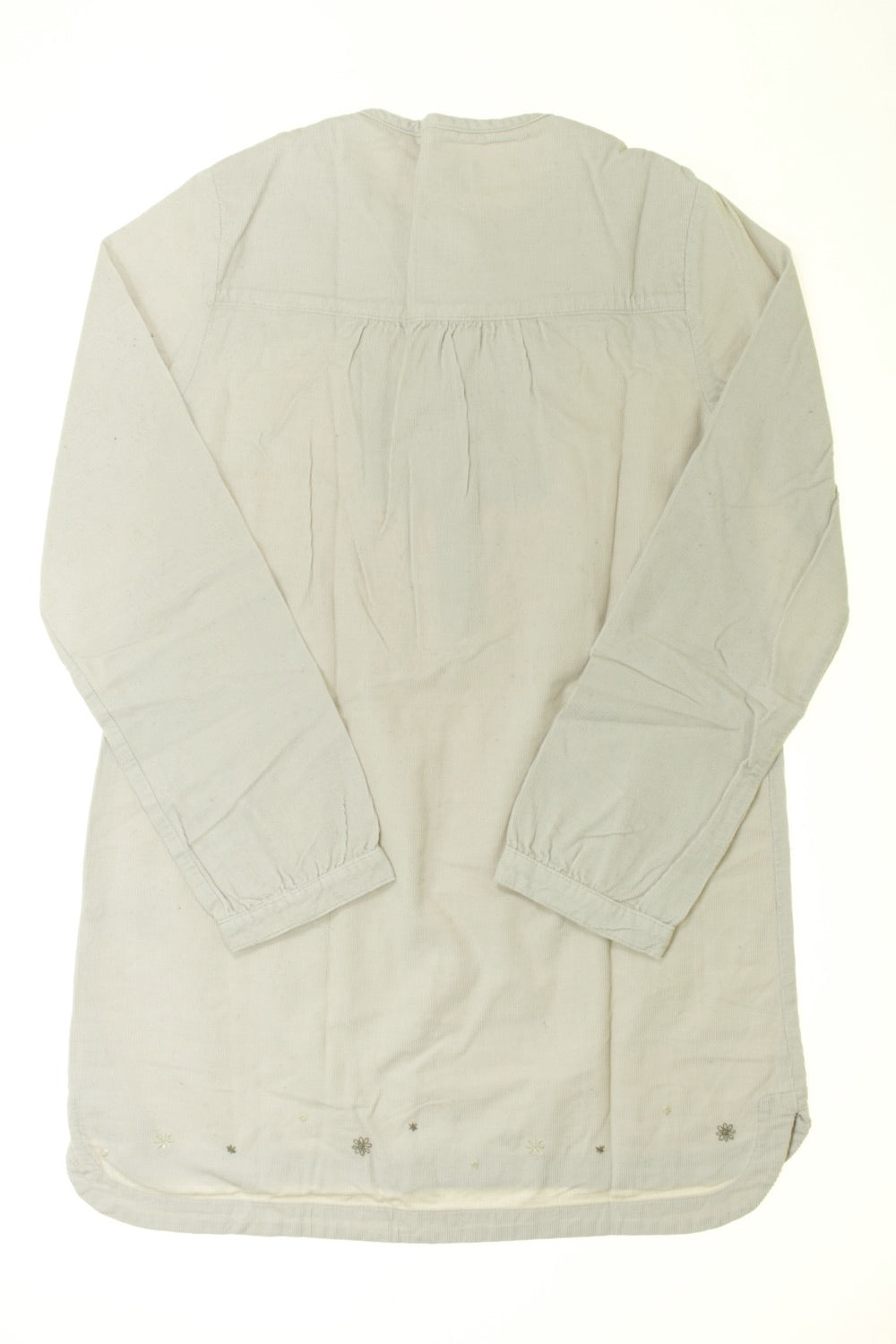 Robe brodée en velours