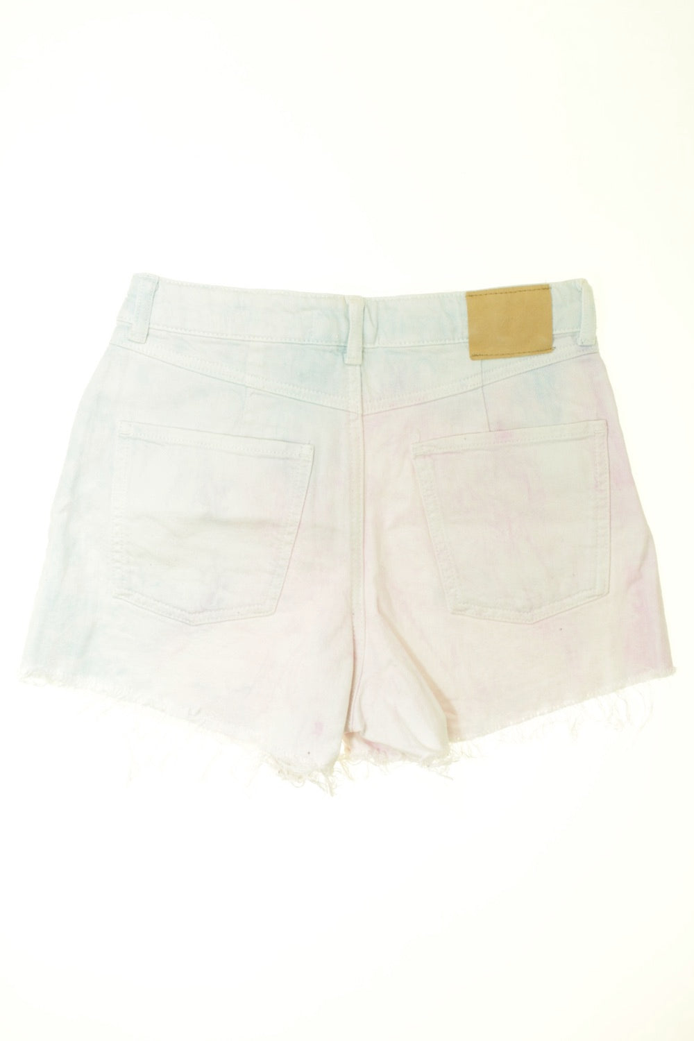 Short en jean à franges - 14 ans