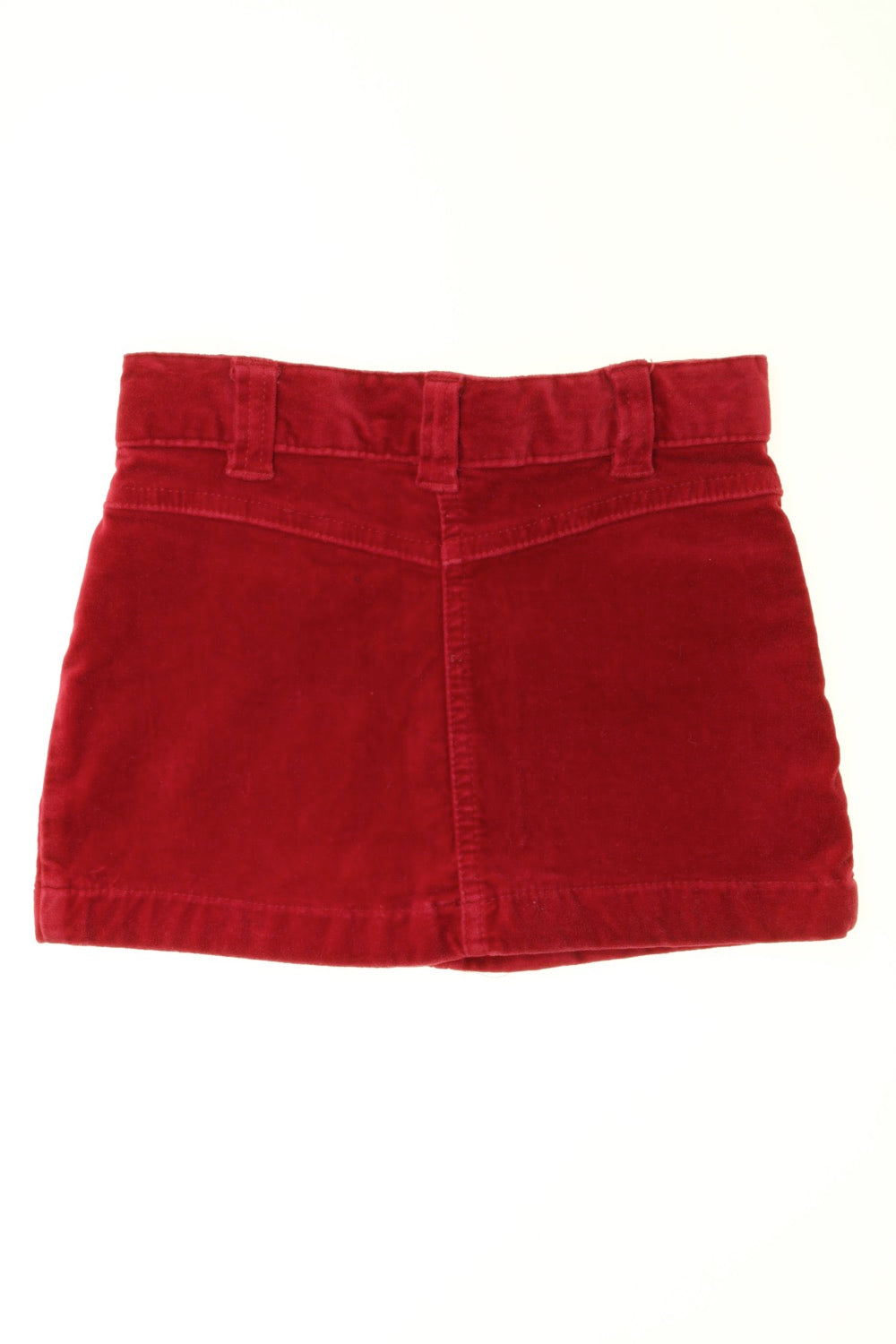Jupe en velours ras