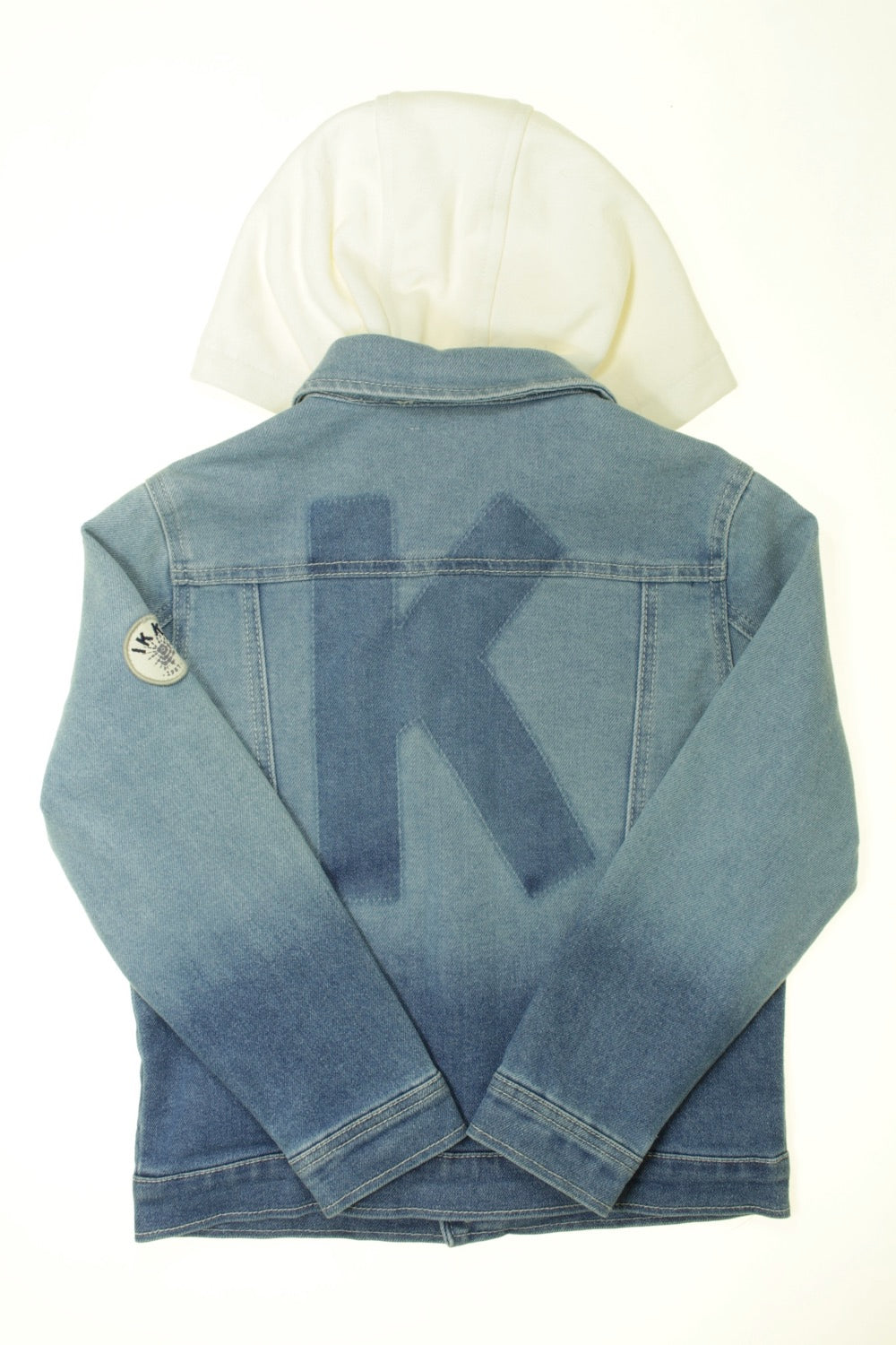 Veste en jean à capuche