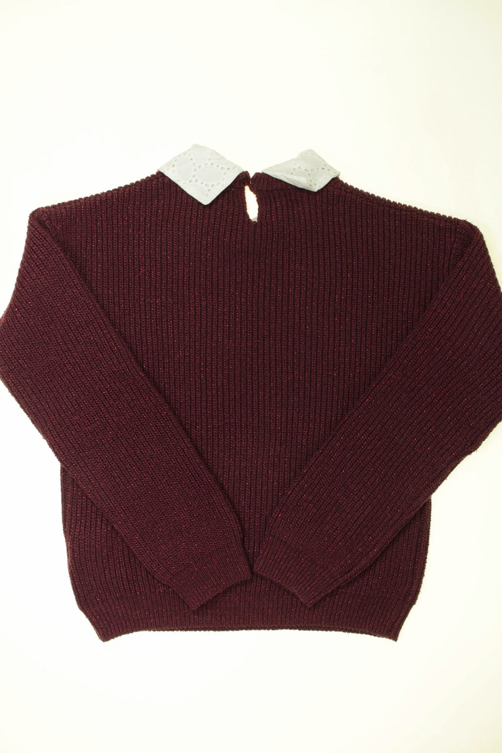 Pull à col amovible