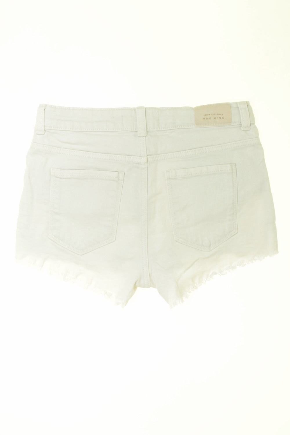 Short en jean effrangé