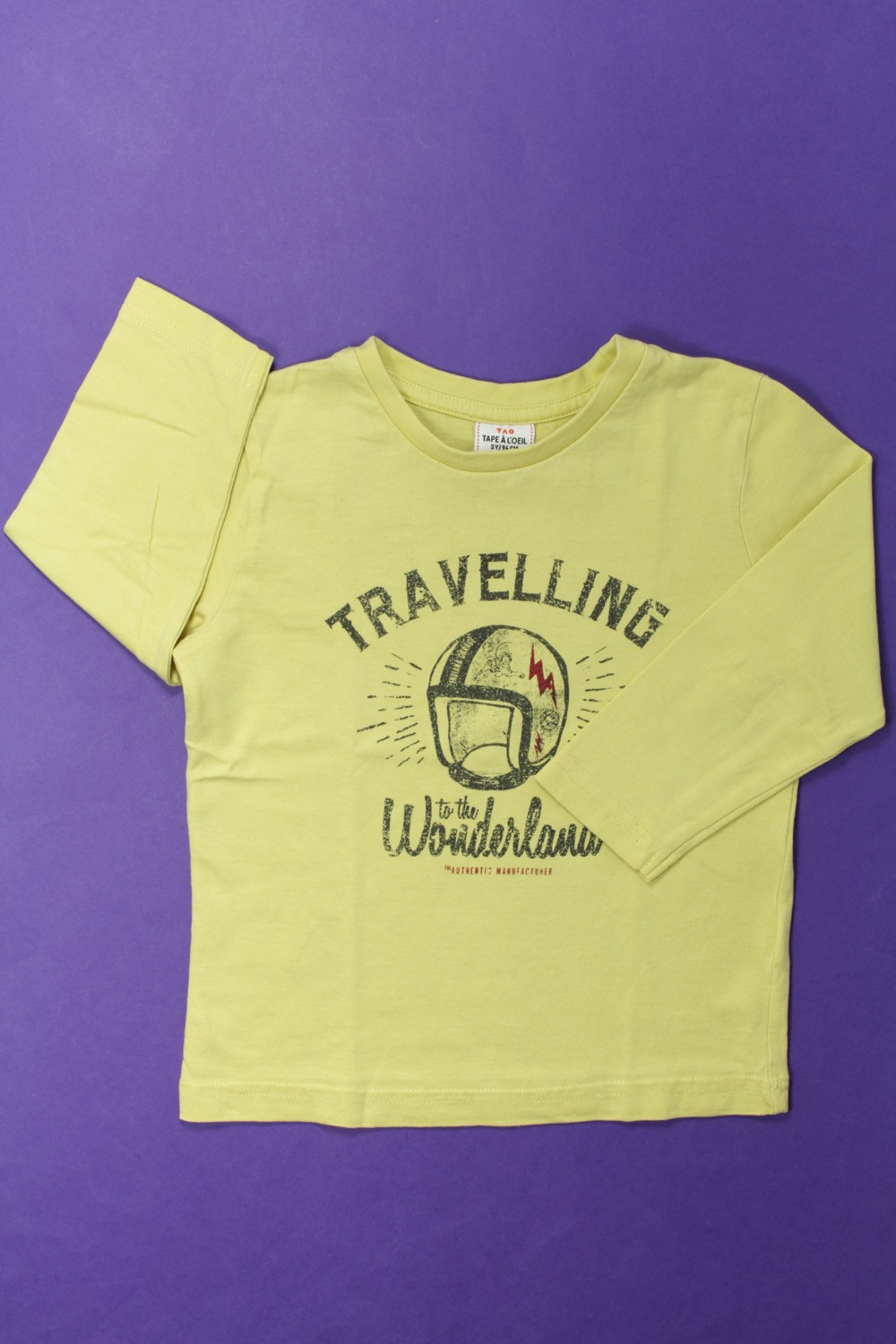 Tee-shirt manches longues "Travelling" Tape à l'œil Garçon 3 ans d