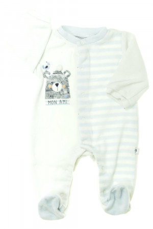 Pyjama Dors Bien En Velours Mon Ami Absorba Garcon 1 Mois D Occasion Sur Roseindigo Achetez Pas Cher