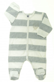 vêtements bébés Pyjama/Dors-bien en velours à rayures Petit Bateau 6 mois Petit Bateau 