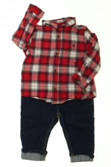 Habits pour bébé Ensemble jean et chemise Zara 9 mois Zara 