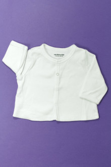 Habits pour bébé Tee-shirt manches longues à pressions Vertbaudet 1 mois Vertbaudet 