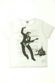 vetement d'occasion enfants Tee-shirt manches courtes Karl Lagerfeld 10 ans Karl Lagerfeld 