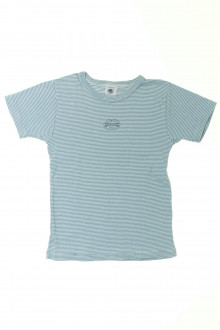 vêtement enfant occasion Tee-shirt manches courtes milleraies Petit Bateau 6 ans Petit Bateau 
