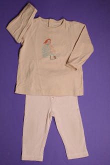 Habits pour bébé Ensemble tee-shirt et legging Bout'Chou 6 mois Bout'Chou 