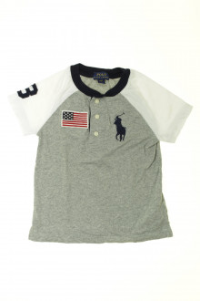 vetements enfant occasion Tee-shirt manches courtes Ralph Lauren 3 ans Ralph Lauren 