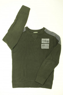 vetements d occasion enfant Pull militaire Vertbaudet 8 ans Vertbaudet 