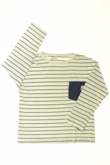 vêtements occasion enfants Tee-shirt rayé manches longues Vertbaudet 6 ans Vertbaudet 