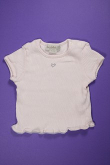 Tee-shirt manches courtes cœur en strass, Les Bébés de Floriane, 12 mois Les Bébés de Floriane 
