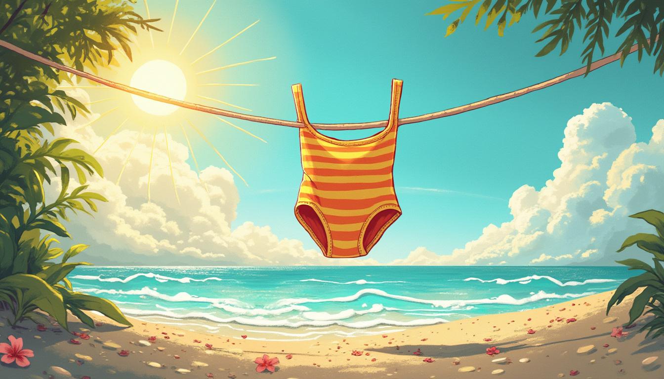 Élastiques détendus : le mystère des maillots de bain pour enfants