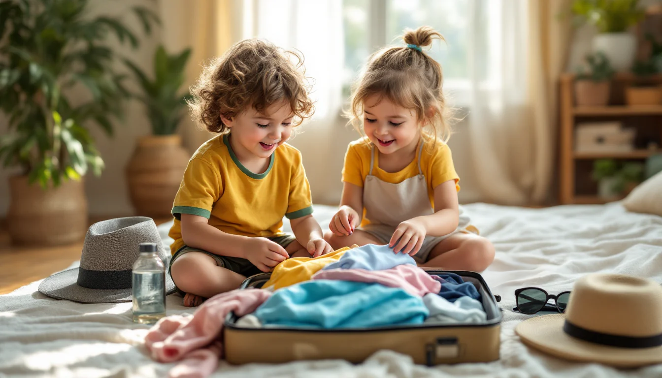 Comment préparer la valise de vacances écoresponsable pour vos enfants ?