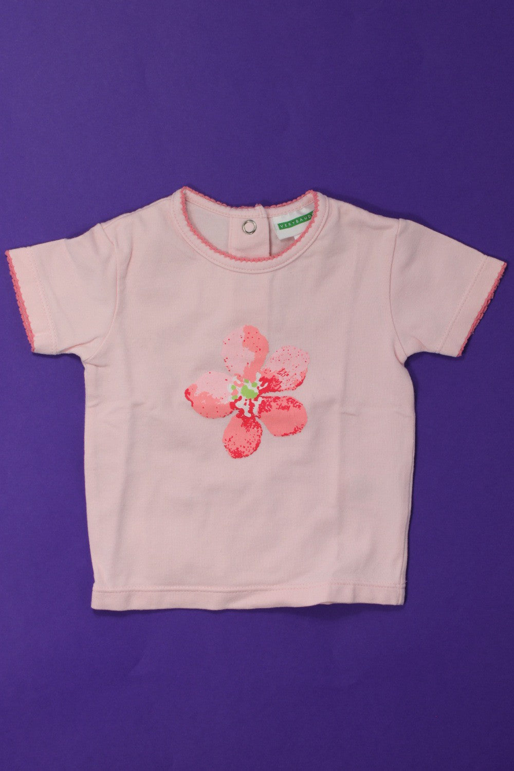 Tee-shirt manches courtes &quot;Fleur&quot;