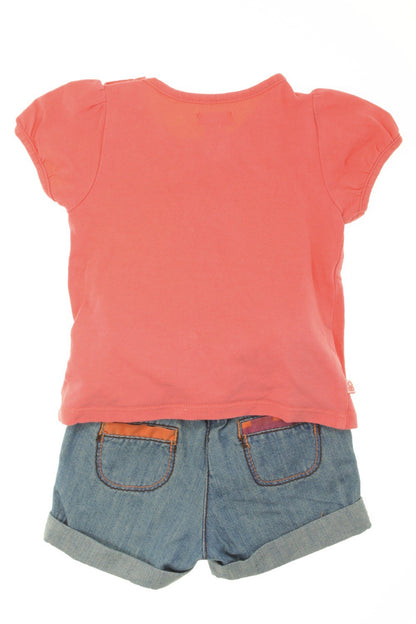 Ensemble short en jean et tee-shirt