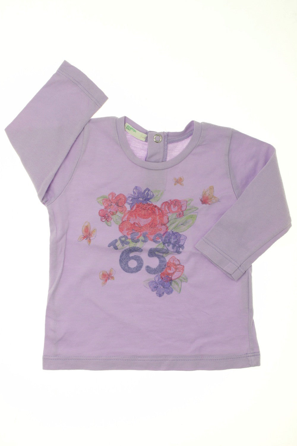 Tee-shirt manches longues &quot;Fleurs&quot;