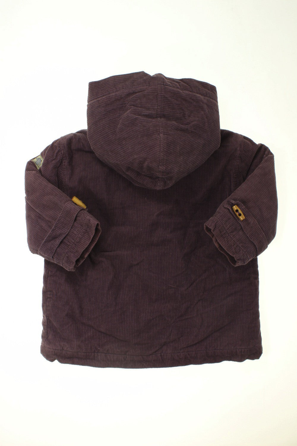 Duffle-coat en velours fin