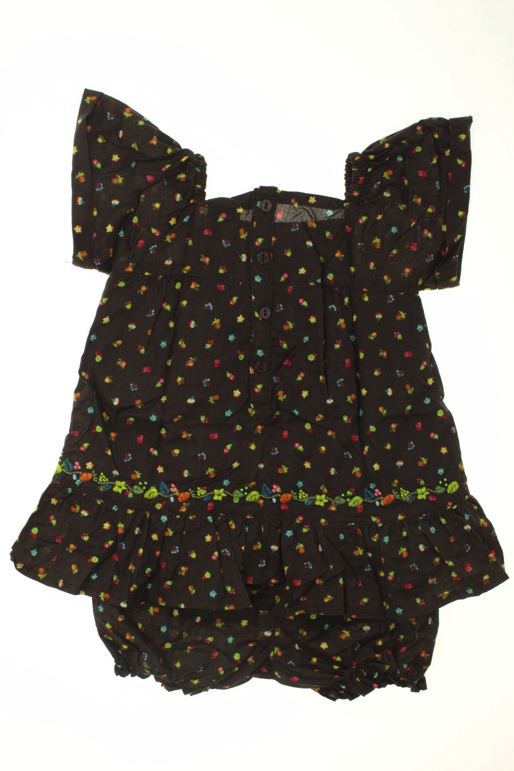 Robe et bloomer "Fruits et fleurs"