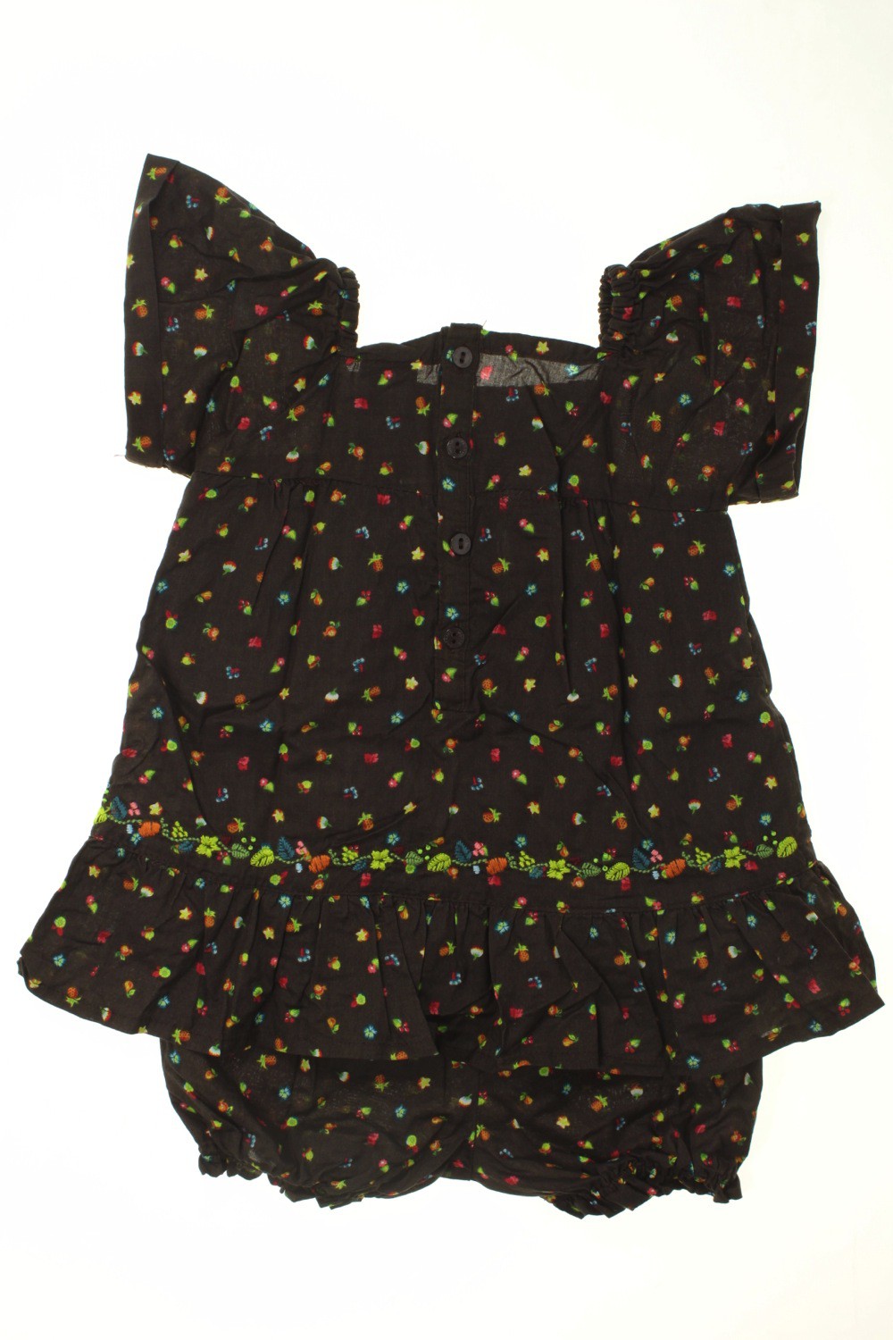 Robe et bloomer &quot;Fruits et fleurs&quot;