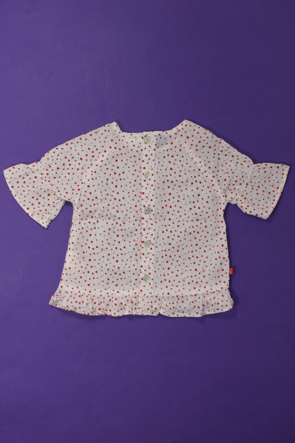 Blouse à pois