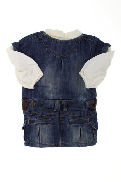 Ensemble robe en jean et sous-pull