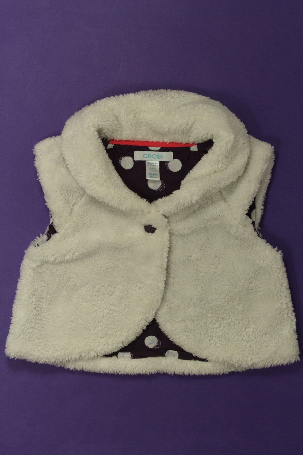 Gilet en peluche