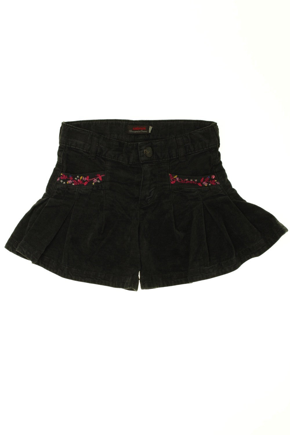 Short en velours ras