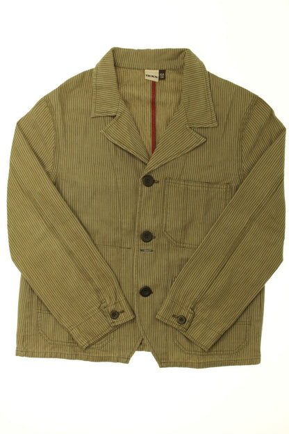 Veste à fines rayures