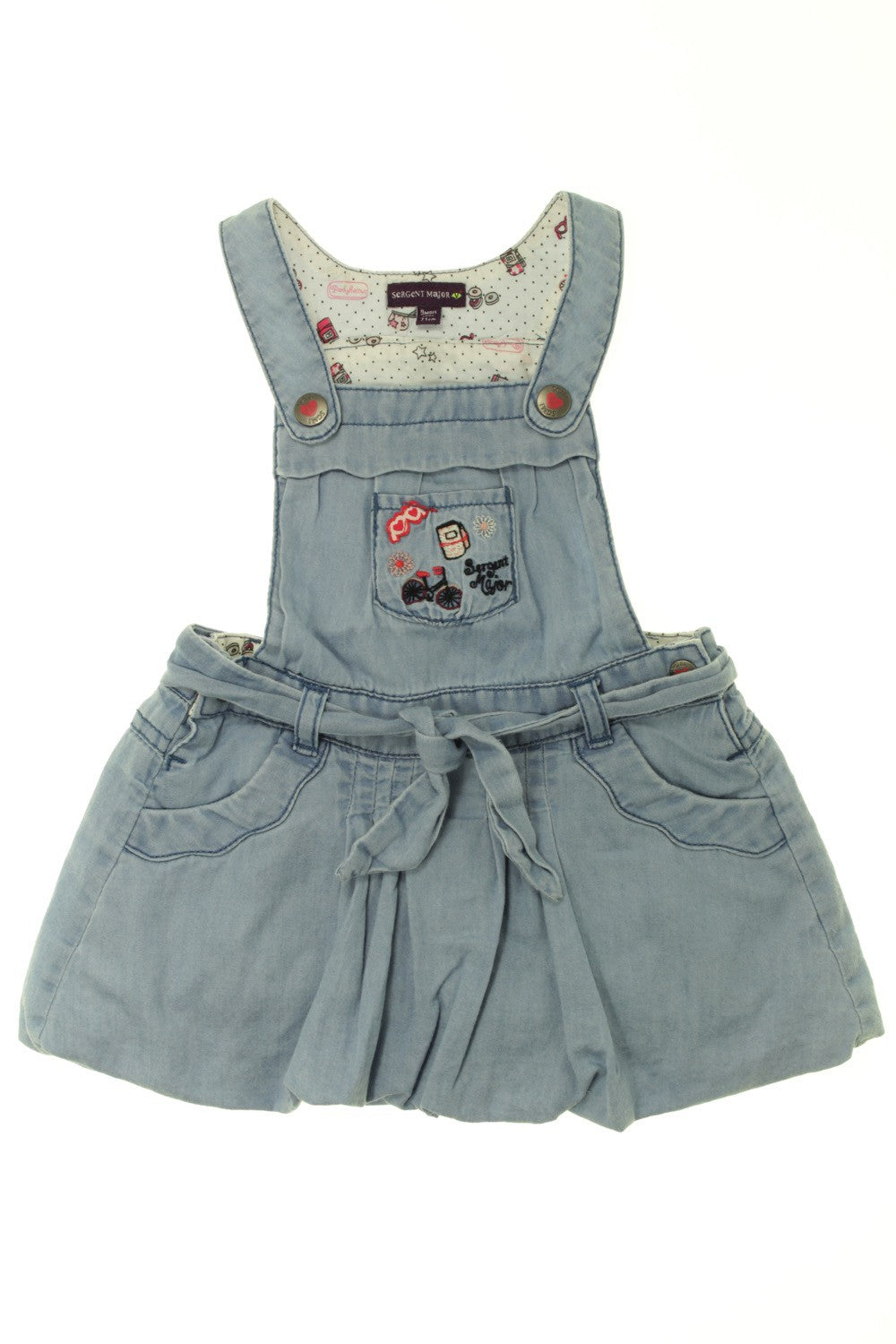 Robe boule en jean