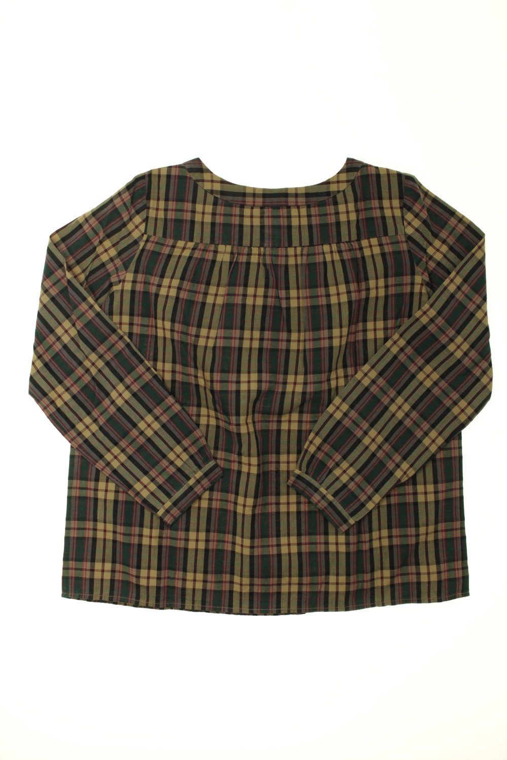 Blouse à carreaux