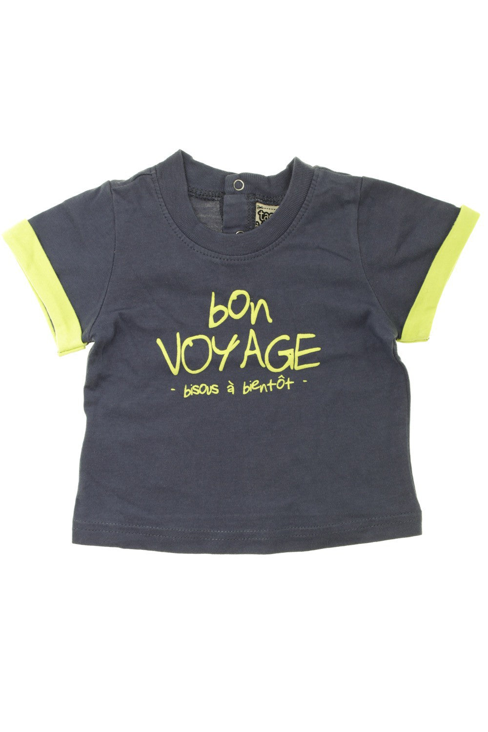 Tee-shirt manches courtes &quot;Bon voyage&quot;