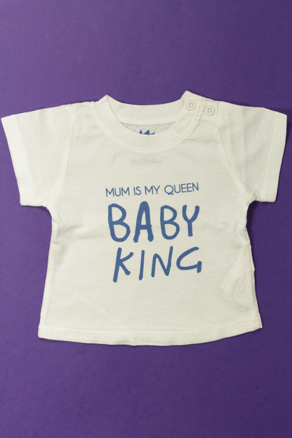 Tee-shirt manches courtes &quot;Baby King&quot;