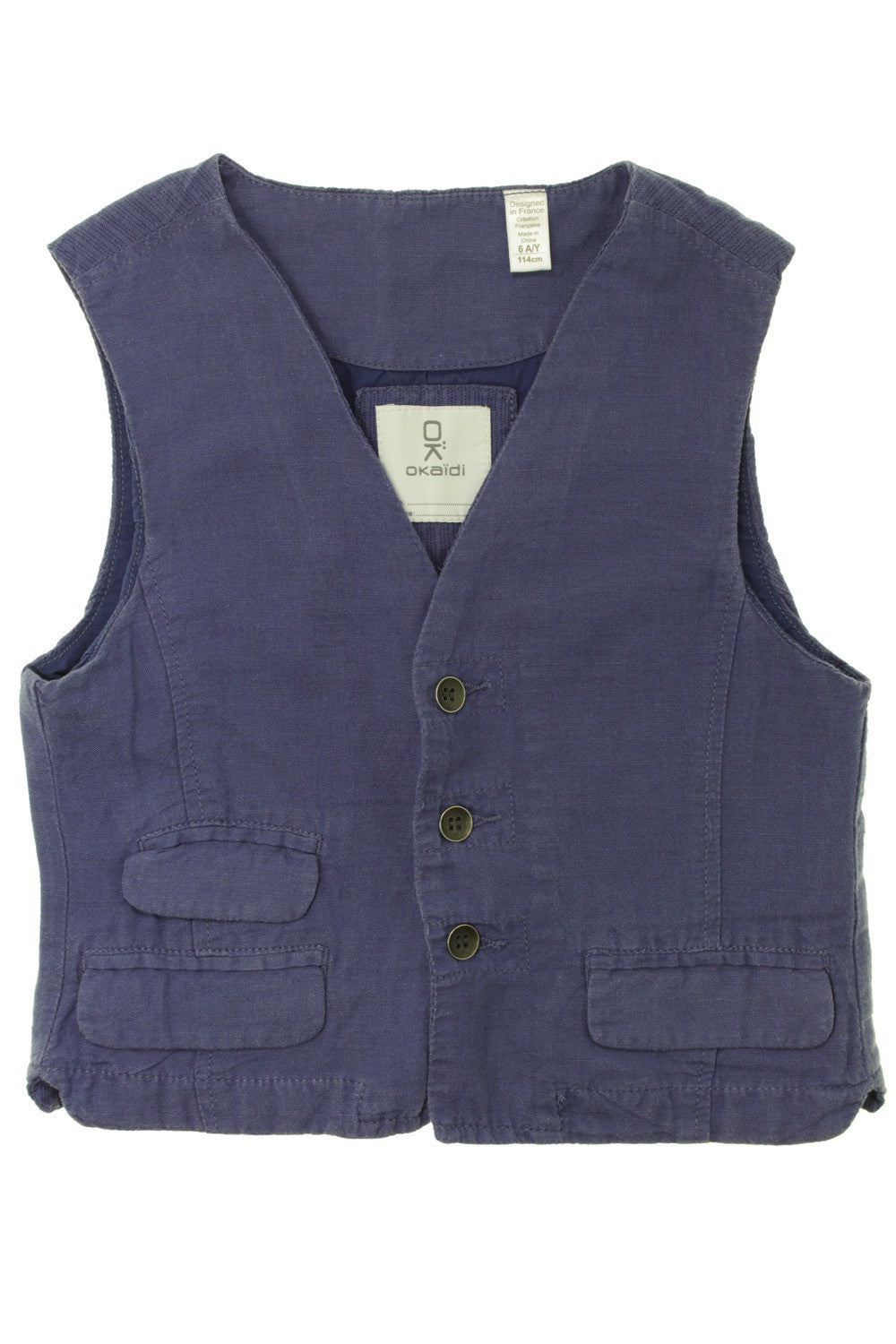 Gilet en lin