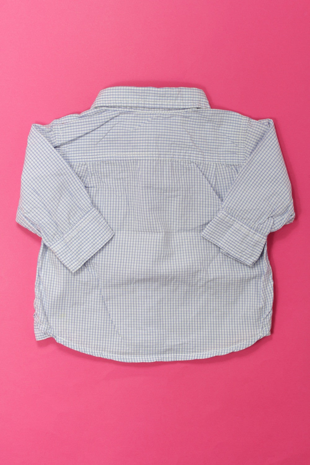 Chemise à petits carreaux